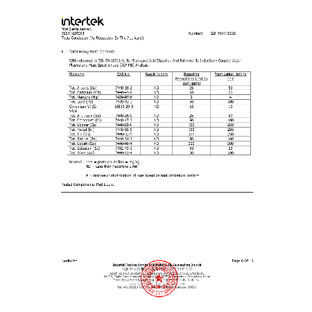 Environmental test report